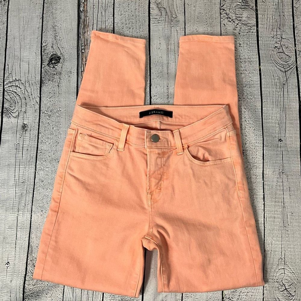 J BRAND Salmon Colored Skinny Jeans